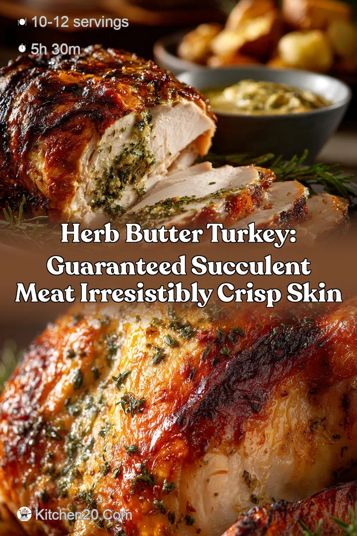 Herb Butter Turkey: Guaranteed Succulent Meat Irresistibly Crisp Skin