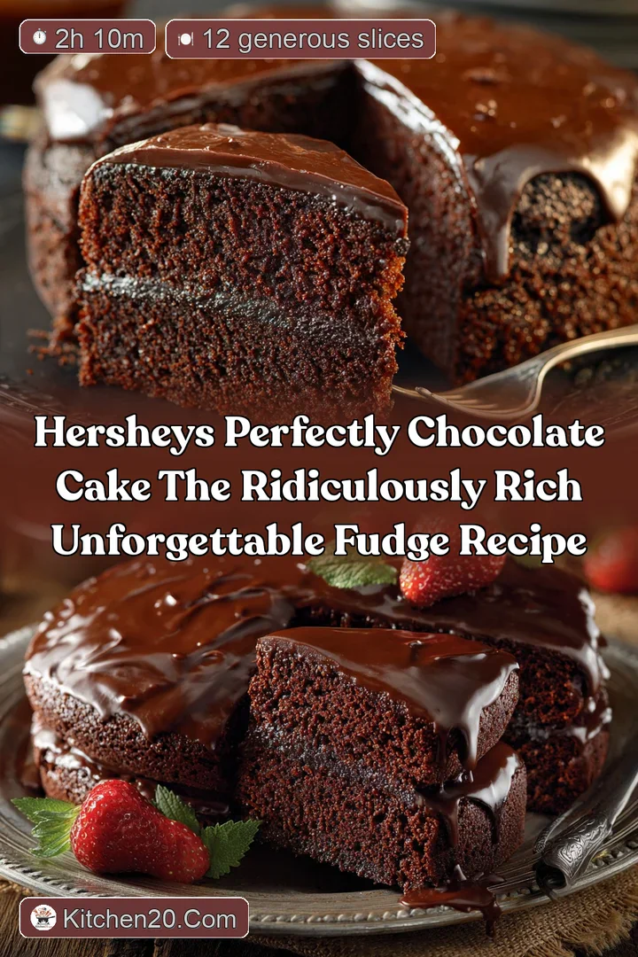 Hersheys Perfectly Chocolate Cake The Ridiculously Rich Unforgettable Fudge Recipe