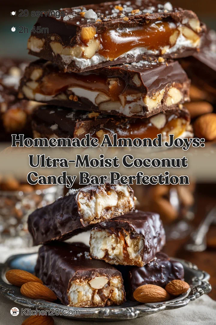 Homemade Almond Joys: Ultra-Moist Coconut Candy Bar Perfection