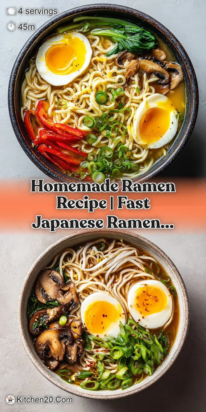 Close-up of glistening ramen noodles and savory broth, topped with tender pork, seaweed, and a scattering of fresh herbs.