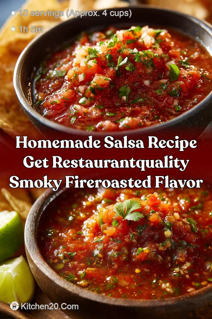 Homemade Salsa Recipe Get RestaurantQuality Smoky FireRoasted Flavor