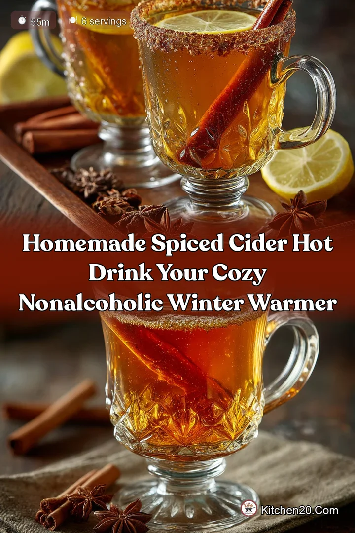Homemade Spiced Cider Hot Drink Your Cozy NonAlcoholic Winter Warmer