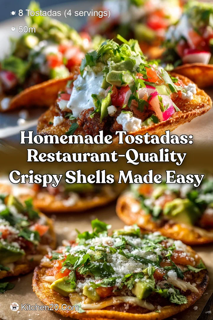 Homemade Tostadas: Restaurant-Quality Crispy Shells Made Easy