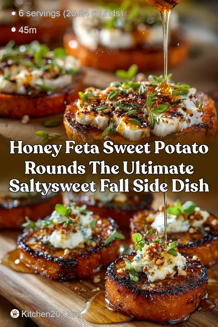 Honey Feta Sweet Potato Rounds The Ultimate SaltySweet Fall Side Dish