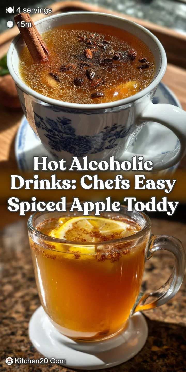 Hot Alcoholic Drinks: Chefs Easy Spiced Apple Toddy