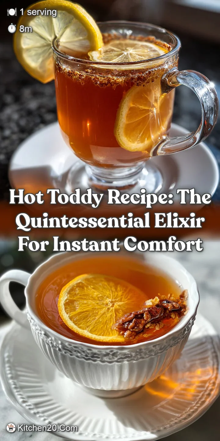 Hot Toddy Recipe: The Quintessential Elixir for Instant Comfort