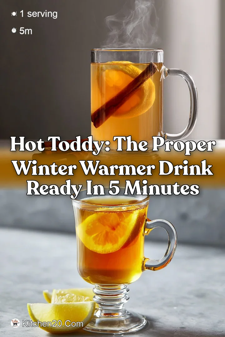 Hot Toddy: The Proper Winter Warmer Drink Ready in 5 Minutes