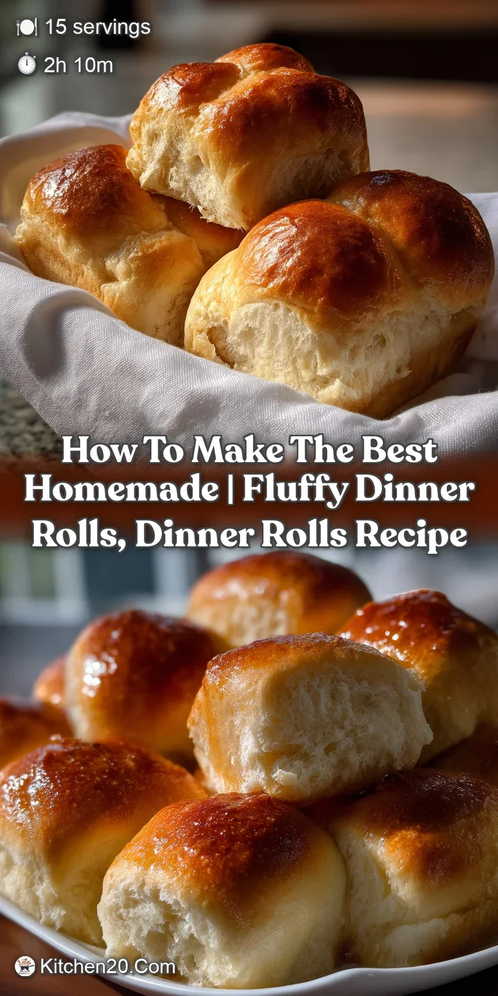 How to make the best homemade | Fluffy Dinner Rolls Dinner Rolls Recipe