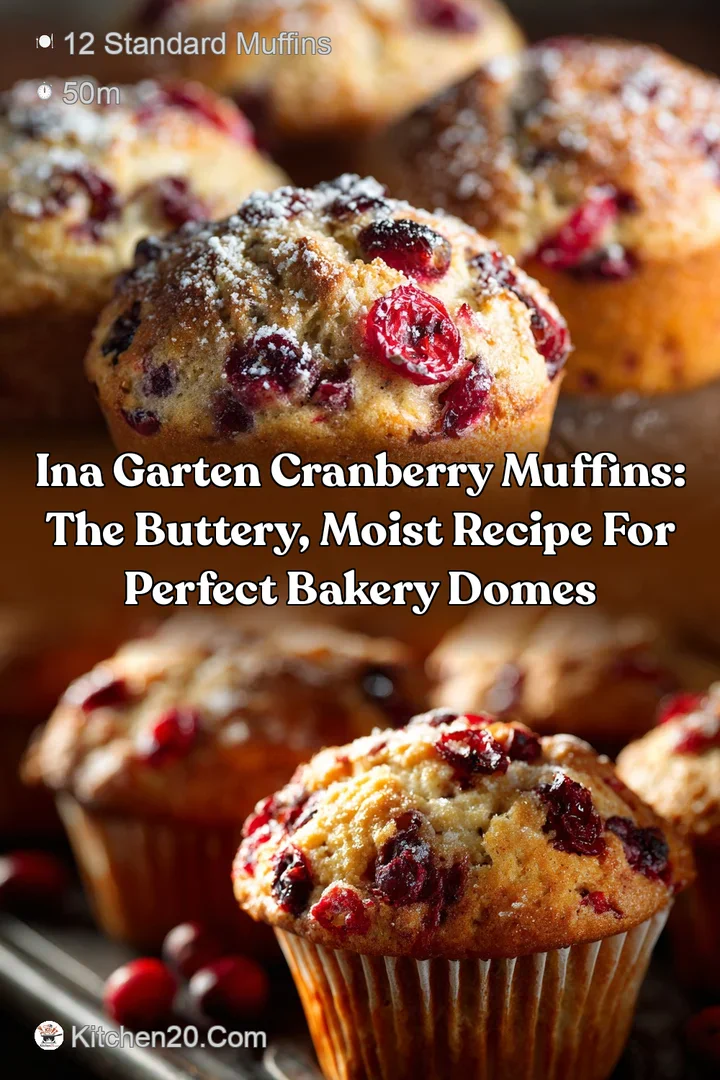 Ina Garten Cranberry Muffins: The Buttery Moist Recipe for Perfect Bakery Domes