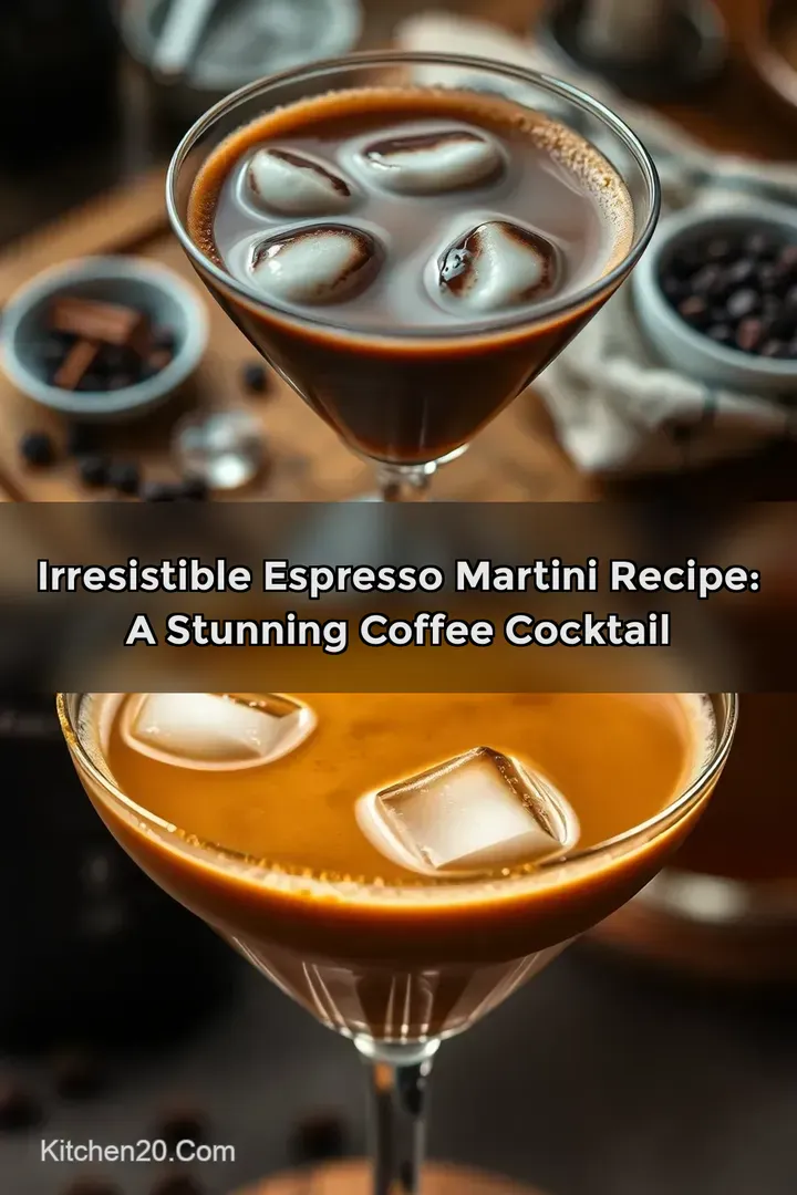 Irresistible Espresso Martini Recipe: A Stunning Coffee Cocktail