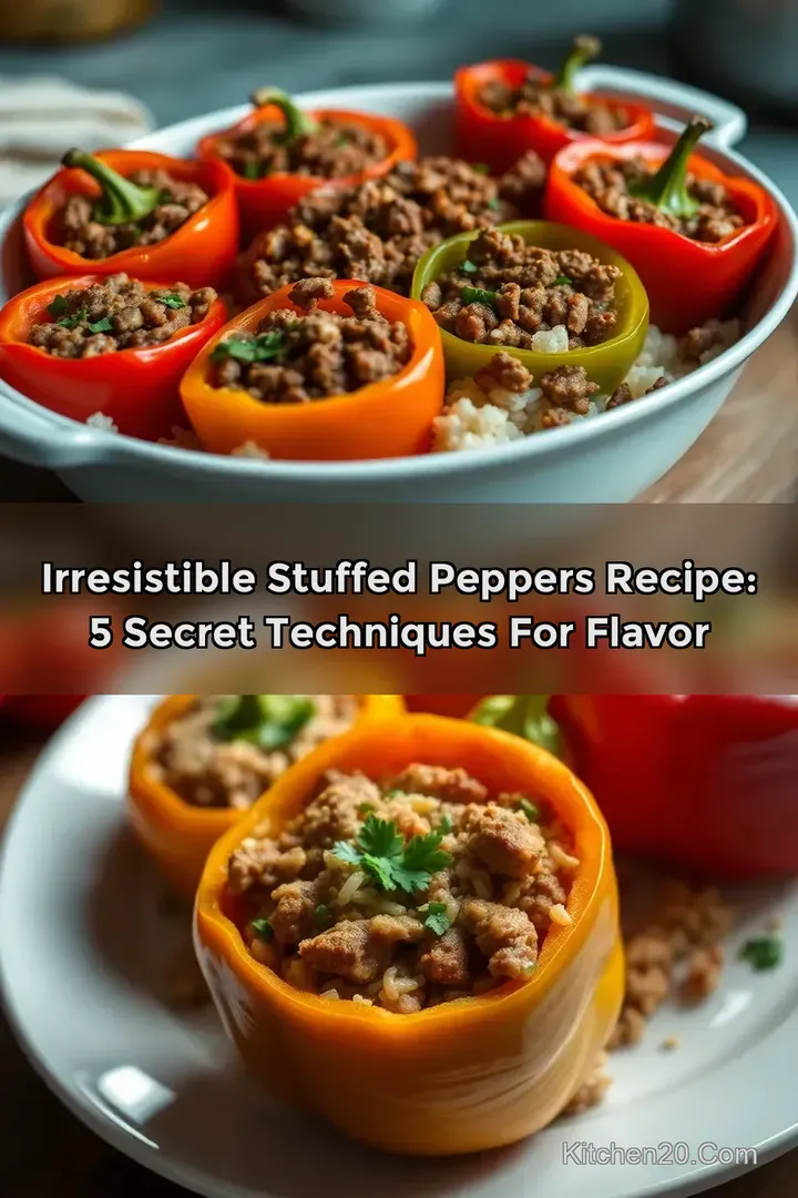 Irresistible Stuffed Peppers Recipe: 5 Secret Techniques for Flavor