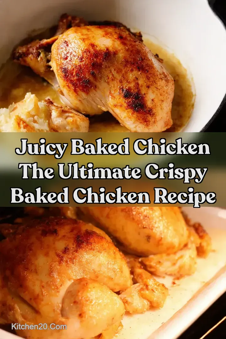 Juicy Baked Chicken The Ultimate Crispy Baked Chicken Recipe
