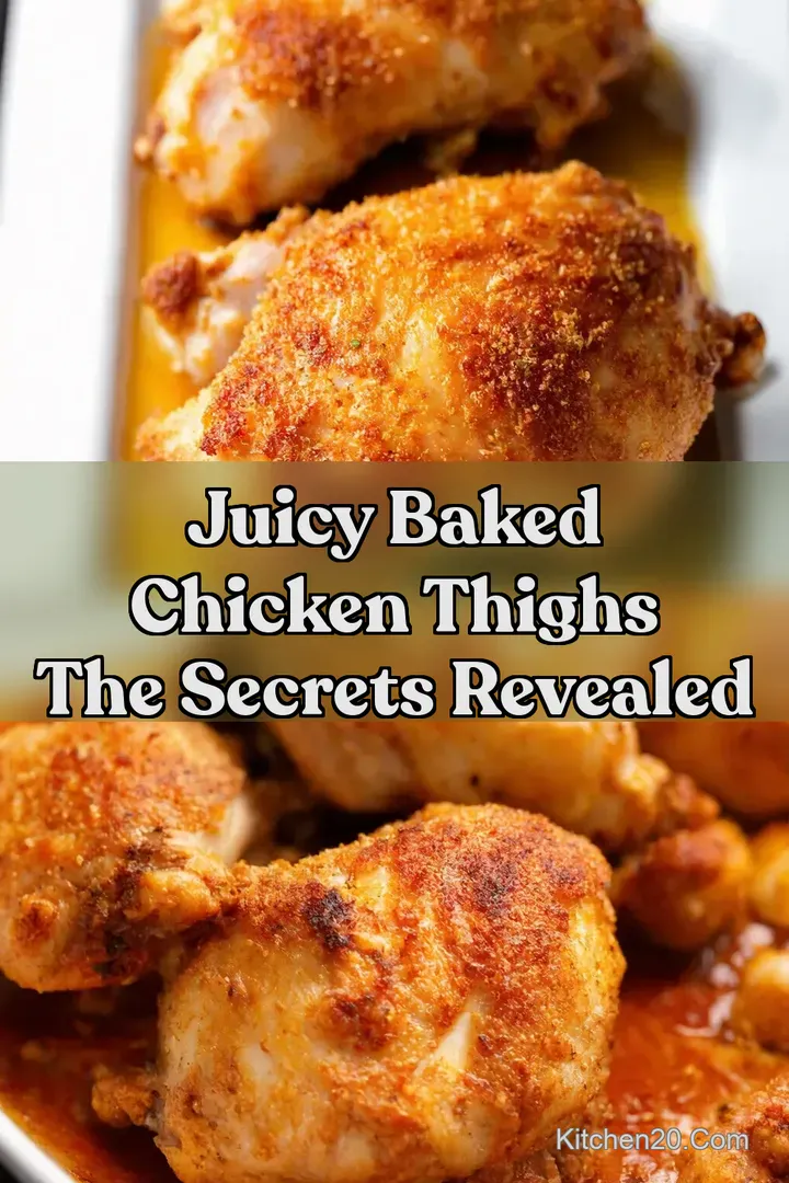 Juicy Baked Chicken Thighs The Secrets Revealed