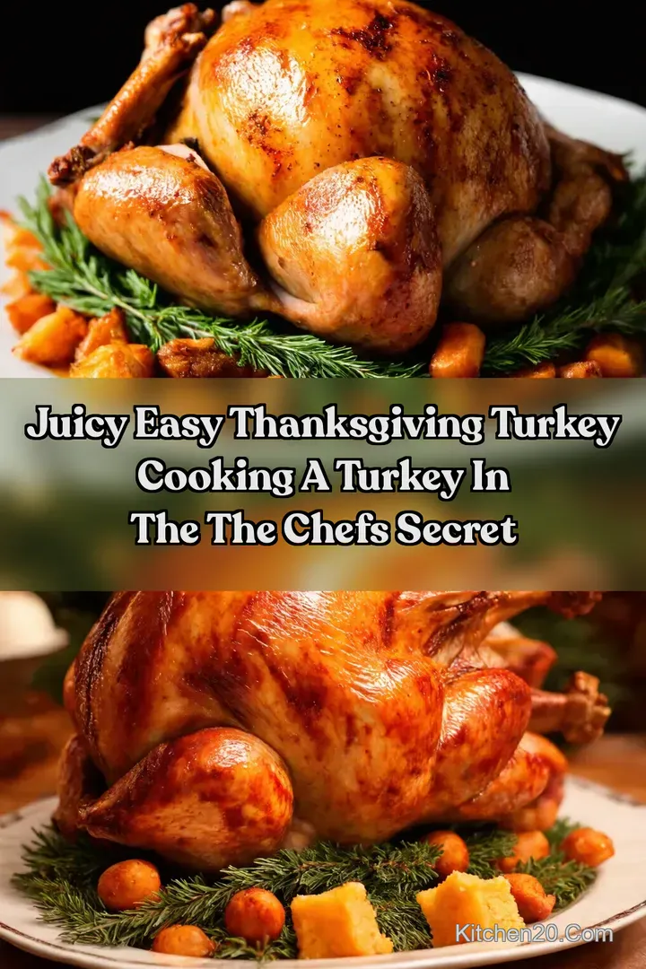 Juicy Easy Thanksgiving Turkey cooking a turkey in the The Chefs Secret