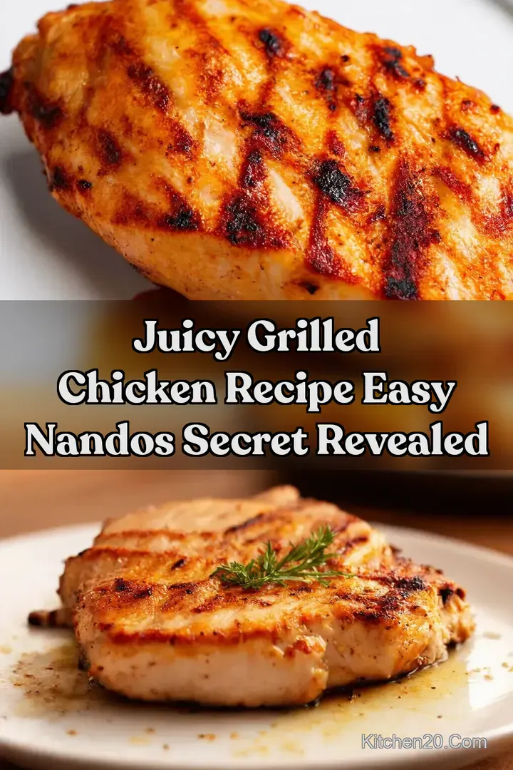 Juicy grilled chicken recipe easy Nandos secret revealed