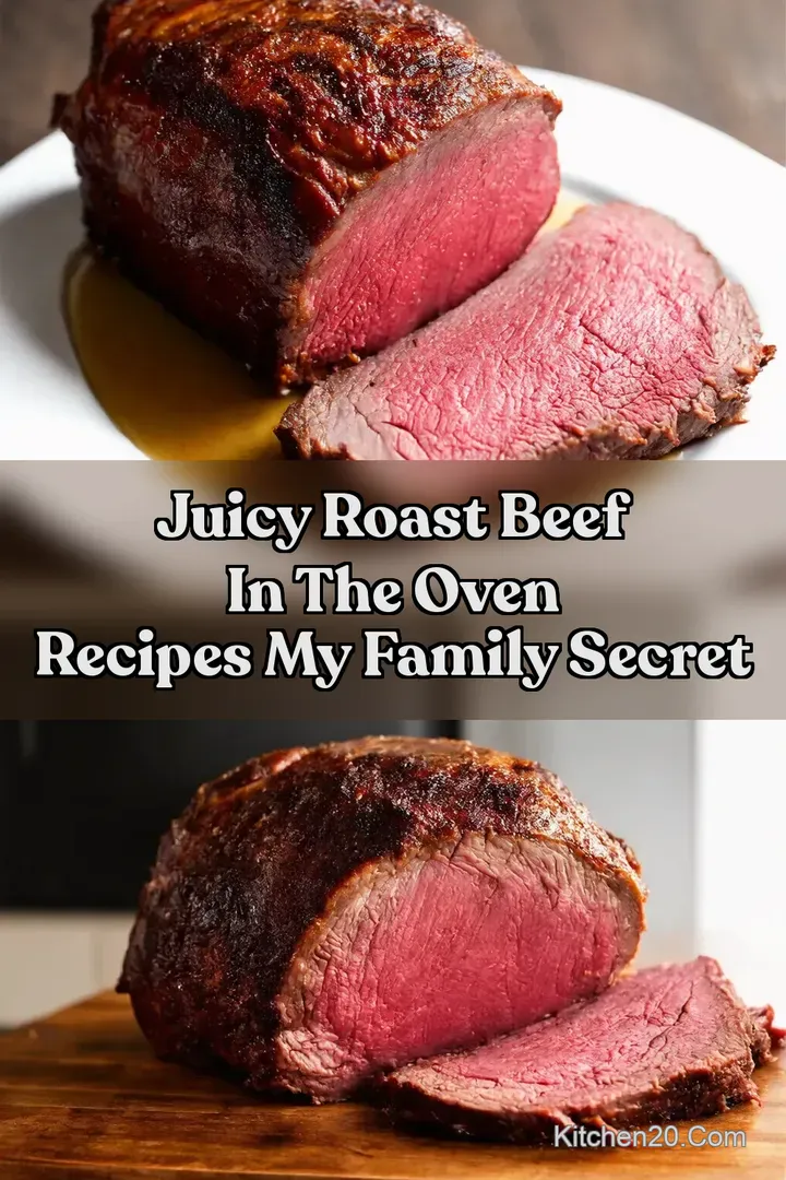 Juicy Roast Beef In The Oven Recipes My Family Secret : PIN FOR LATER Juicy Roast Beef In The Oven Recipes My Family Secret
