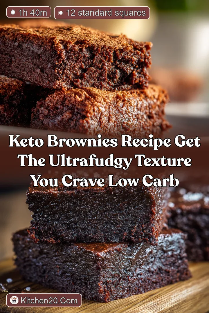 Keto Brownies Recipe Get the UltraFudgy Texture You Crave Low Carb
