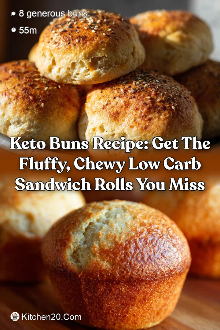 Keto Buns Recipe: Get the Fluffy Chewy Low Carb Sandwich Rolls You Miss