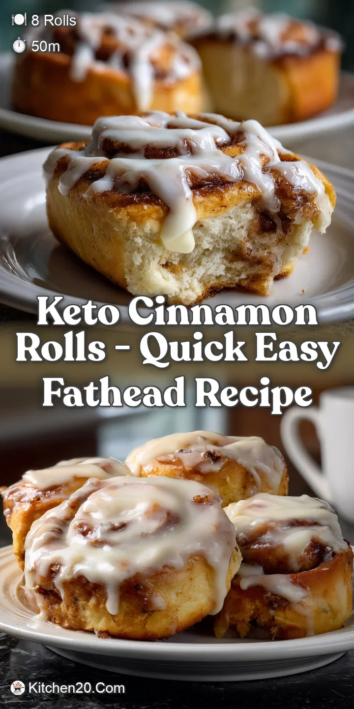 Keto Cinnamon Rolls - Quick Easy Fathead Recipe