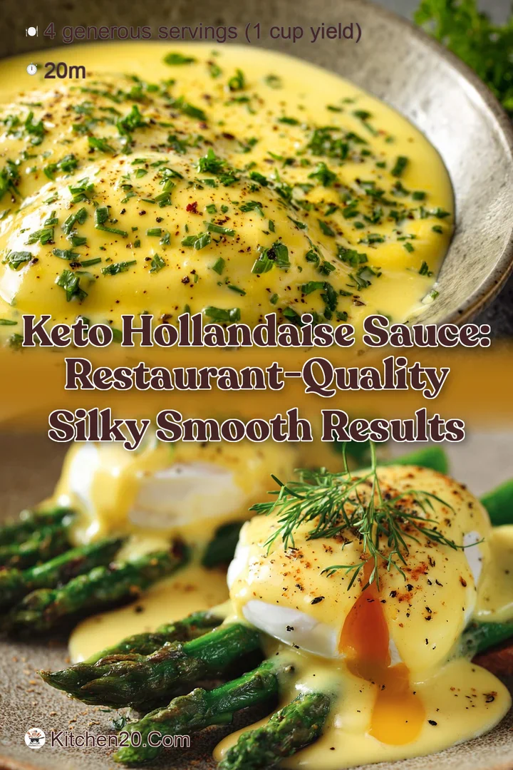 Keto Hollandaise Sauce: Restaurant-Quality Silky Smooth Results