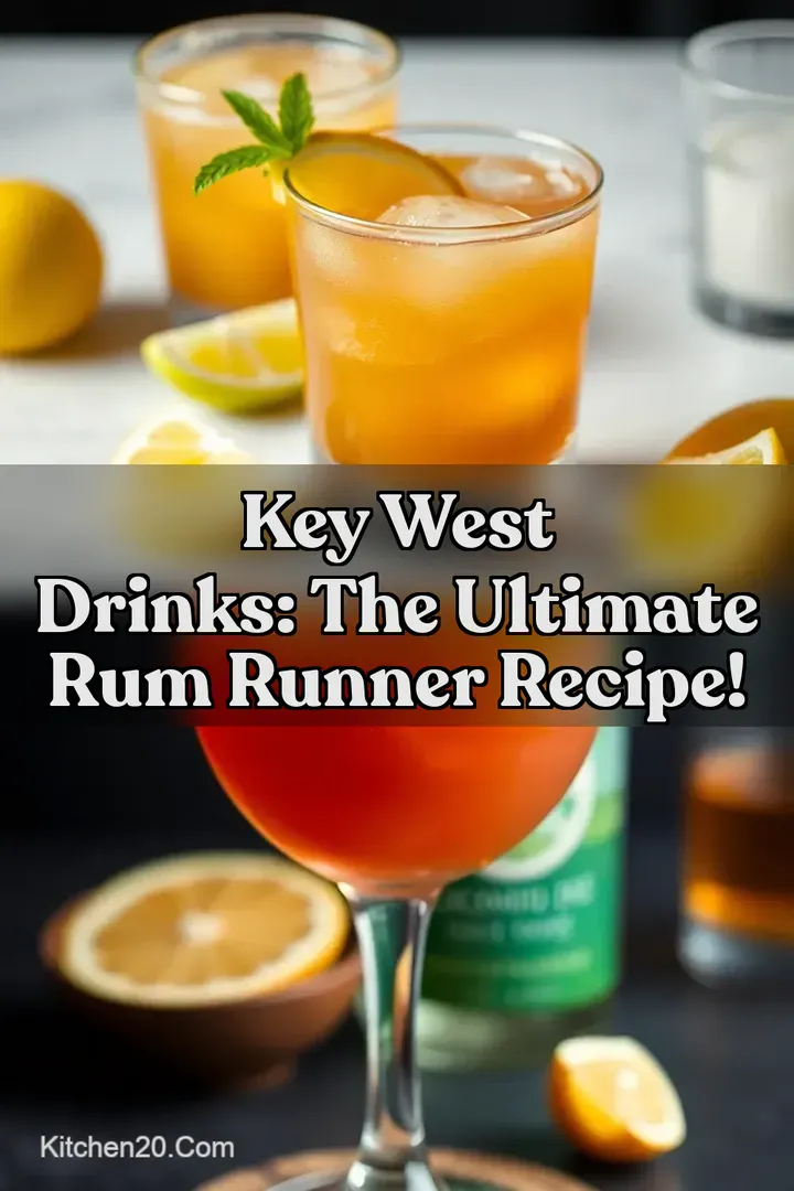 Key West Drinks: The Ultimate Rum Runner Recipe!