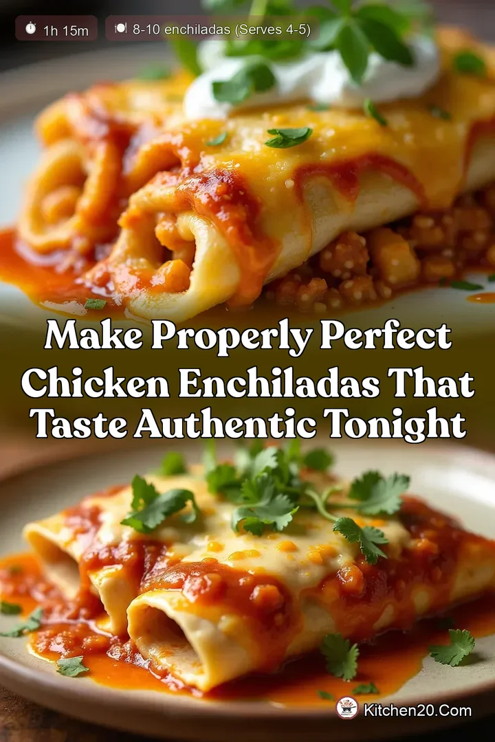 Make Properly Perfect Chicken Enchiladas That Taste Authentic Tonight