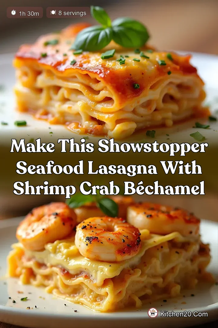 Make This Showstopper Seafood Lasagna with Shrimp Crab B&eacute;chamel