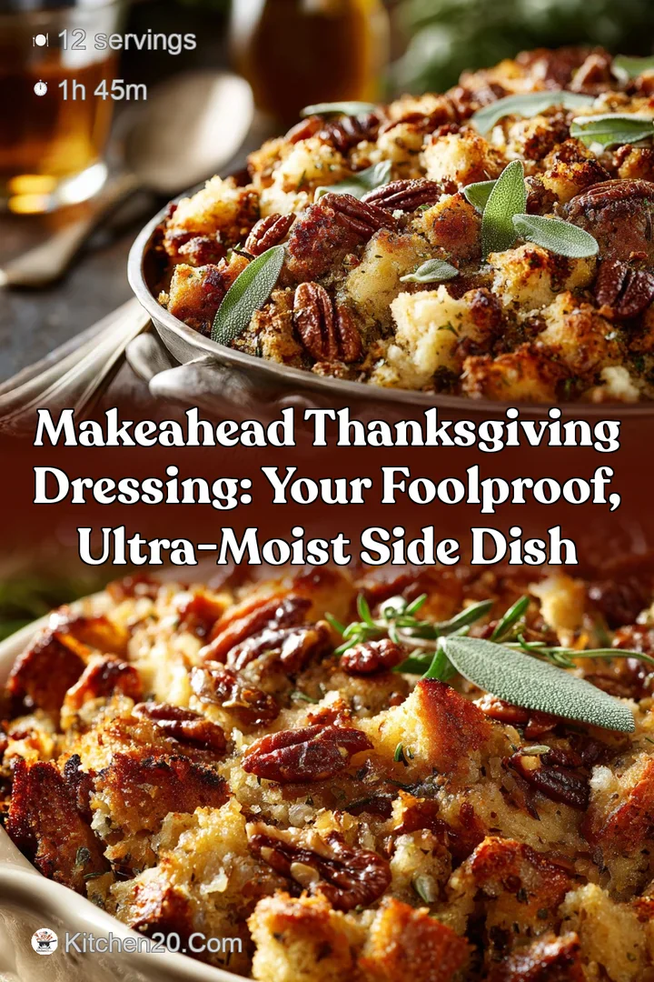 MakeAhead Thanksgiving Dressing: Your Foolproof Ultra-Moist Side Dish