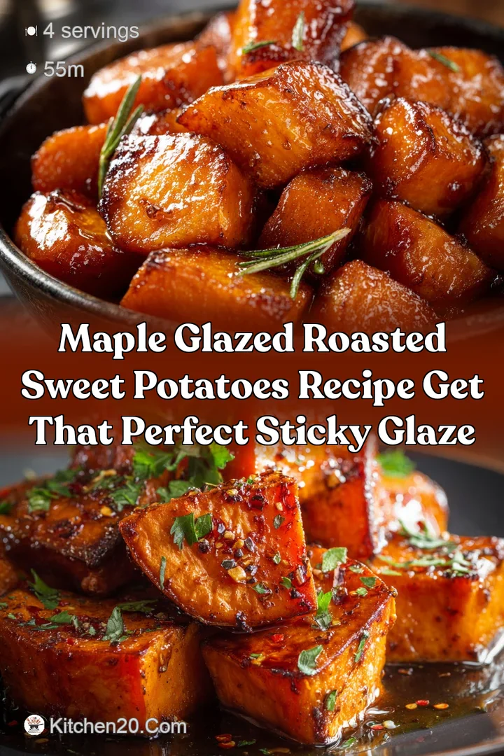 Maple Glazed Roasted Sweet Potatoes Recipe Get that Perfect Sticky Glaze