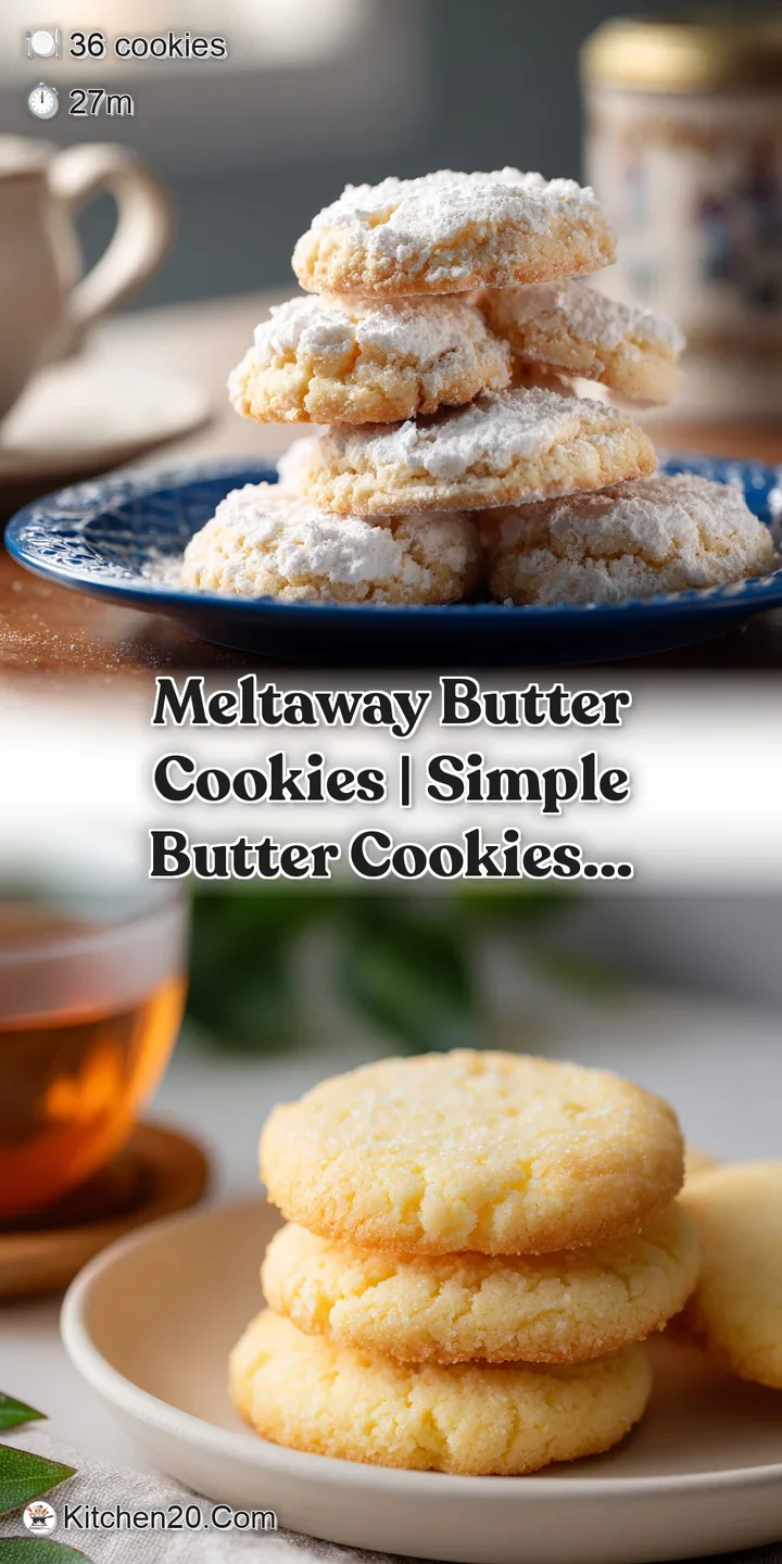 Close-up of a single, crumbly butter cookie with a tender, meltaway texture, catching the light.