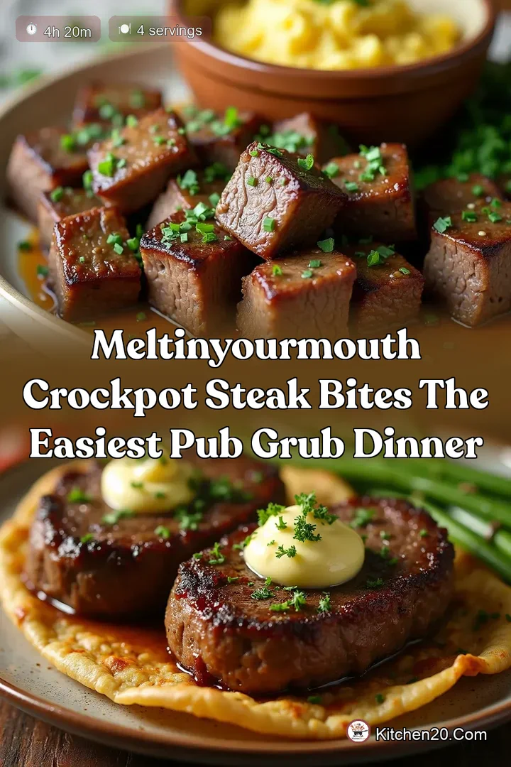 MeltinYourMouth Crockpot Steak Bites The Easiest Pub Grub Dinner