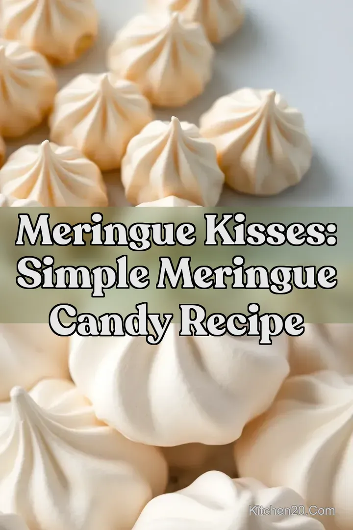 Meringue Kisses: Simple Meringue Candy Recipe