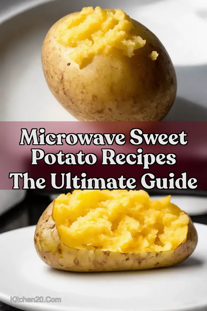 Microwave Sweet Potato Recipes The ULTIMATE Guide