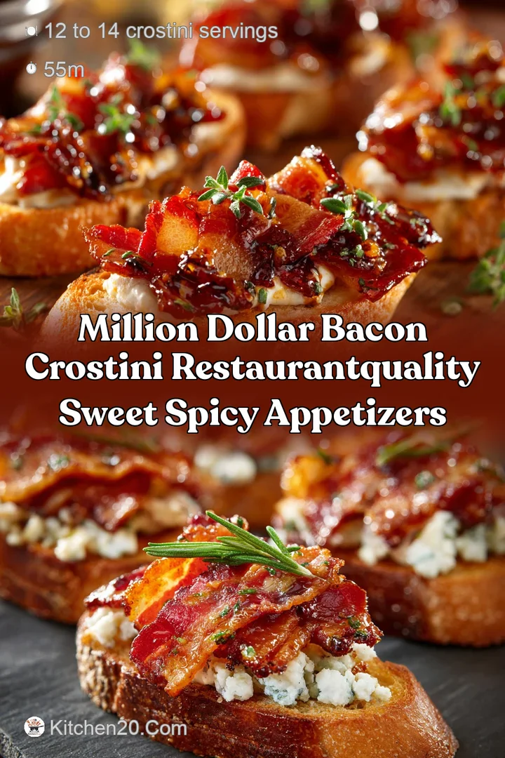 Million Dollar Bacon Crostini RestaurantQuality Sweet Spicy Appetizers