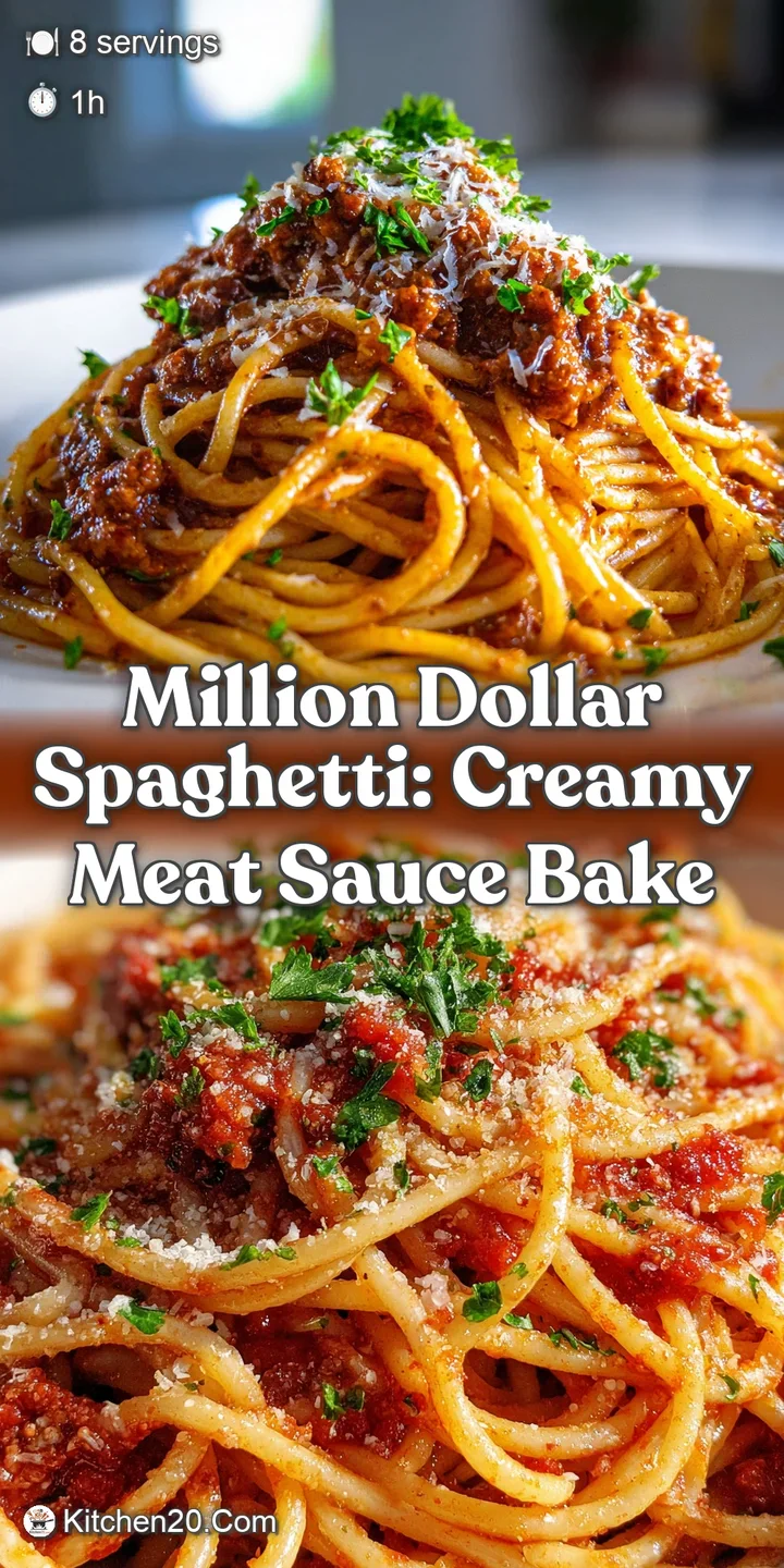 Close-up of bubbling, cheesy spaghetti, with tender noodles visible and steam rising from the flavorful, creamy sauce.