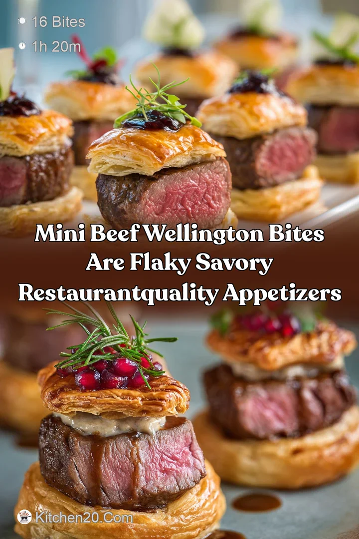 Mini Beef Wellington Bites are Flaky Savory RestaurantQuality Appetizers