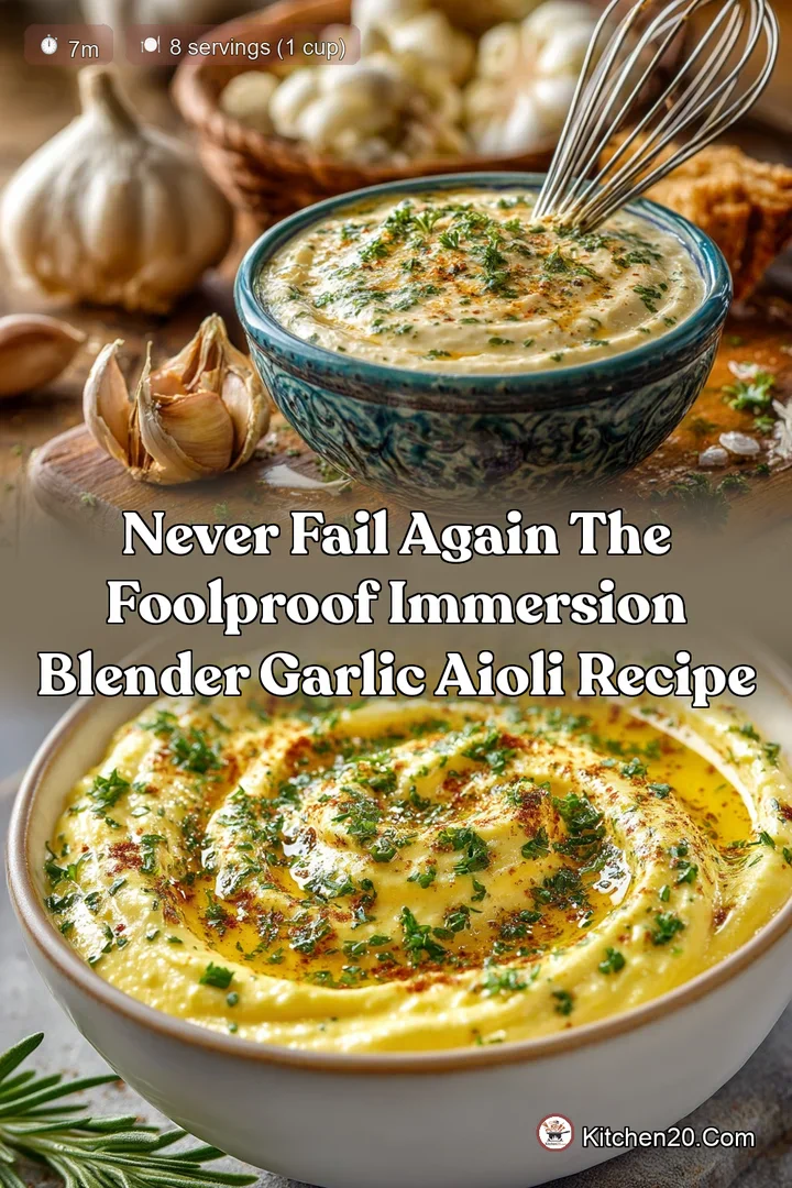 Never Fail Again The Foolproof Immersion Blender Garlic Aioli Recipe