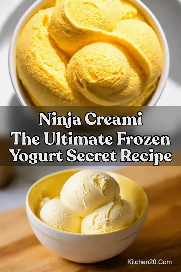 Ninja Creami The Ultimate Frozen Yogurt Secret Recipe : PIN FOR LATER Ninja Creami The Ultimate Frozen Yogurt Secret Recipe