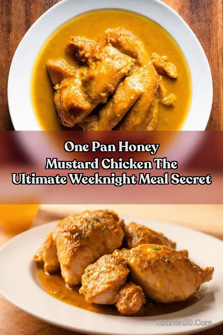 One Pan Honey Mustard Chicken The Ultimate Weeknight Meal Secret