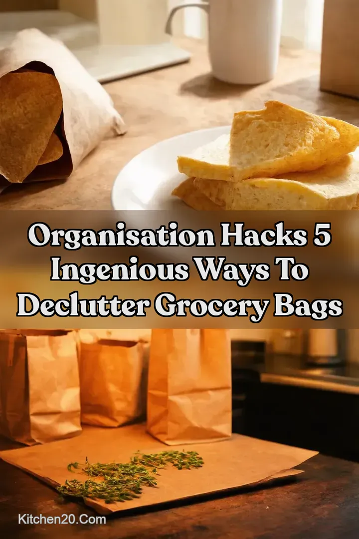 Organisation Hacks 5 Ingenious Ways to Declutter Grocery Bags