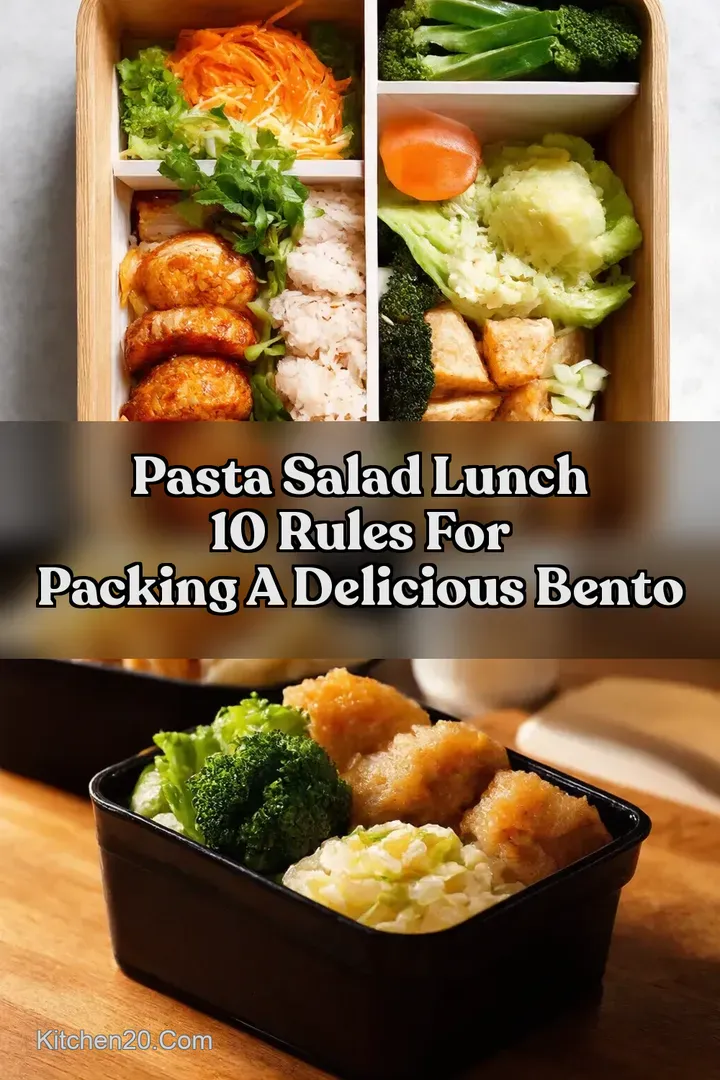 Pasta Salad Lunch 10 Rules for Packing a Delicious Bento