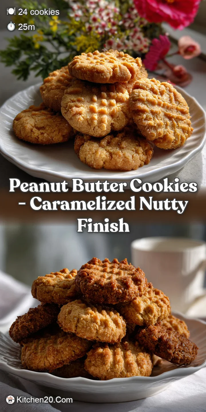 Close-up shot of a single peanut butter cookie revealing a soft, velvety interior with visible peanut butter flecks and a ...