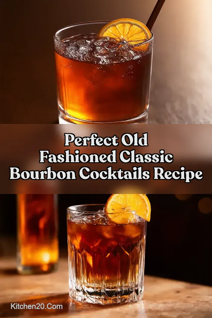 Perfect Old Fashioned Classic Bourbon Cocktails Recipe : PIN FOR LATER Perfect Old Fashioned Classic Bourbon Cocktails Recipe