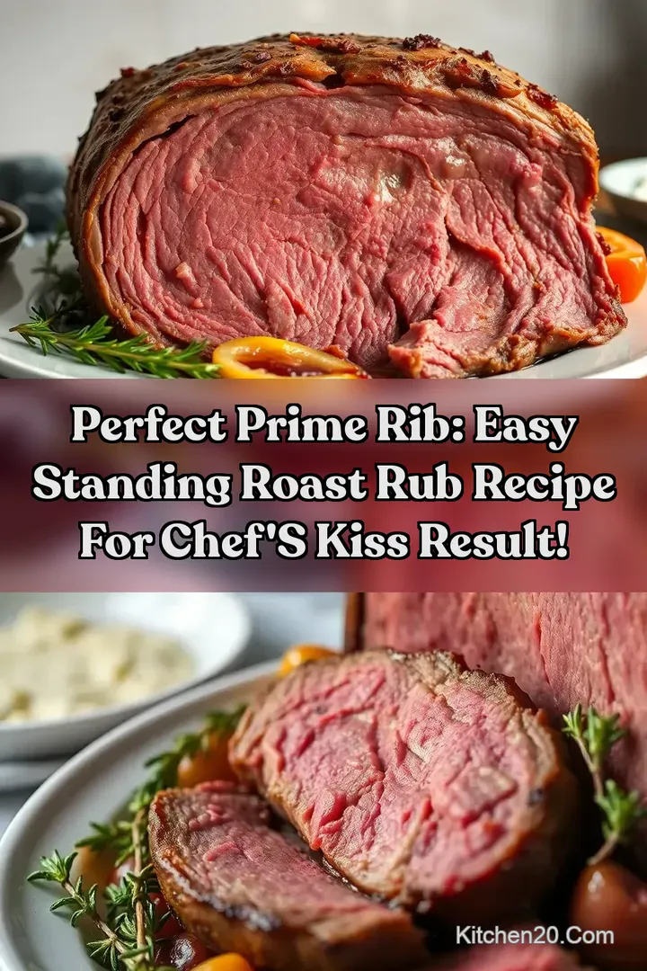 Perfect Prime Rib: Easy Standing Roast Rub Recipe For Chef s Kiss Result!