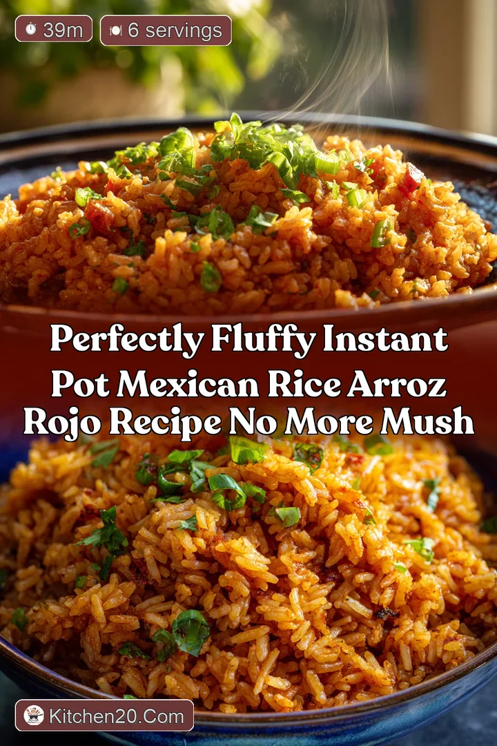 Perfectly Fluffy Instant Pot Mexican Rice Arroz Rojo Recipe No More Mush