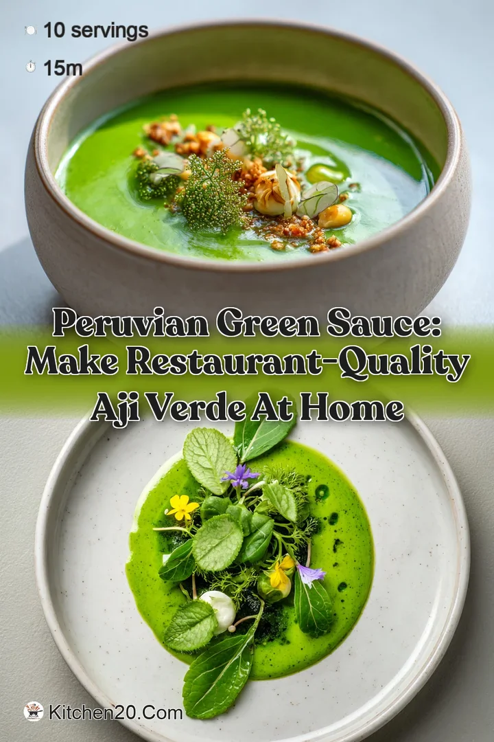 Peruvian Green Sauce: Make Restaurant-Quality Aji Verde at Home