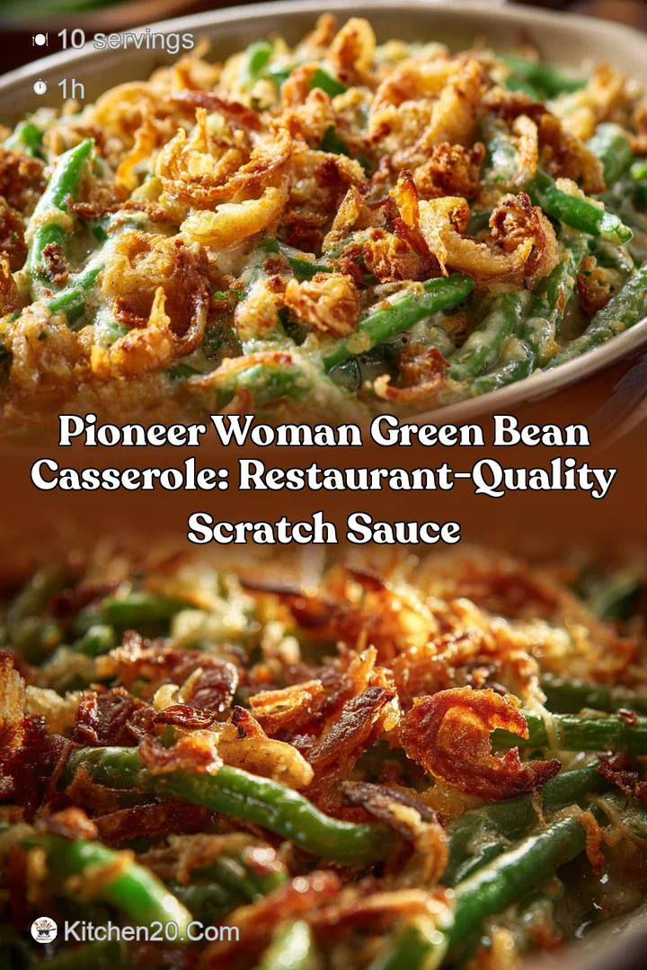 Pioneer Woman Green Bean Casserole: Restaurant-Quality Scratch Sauce