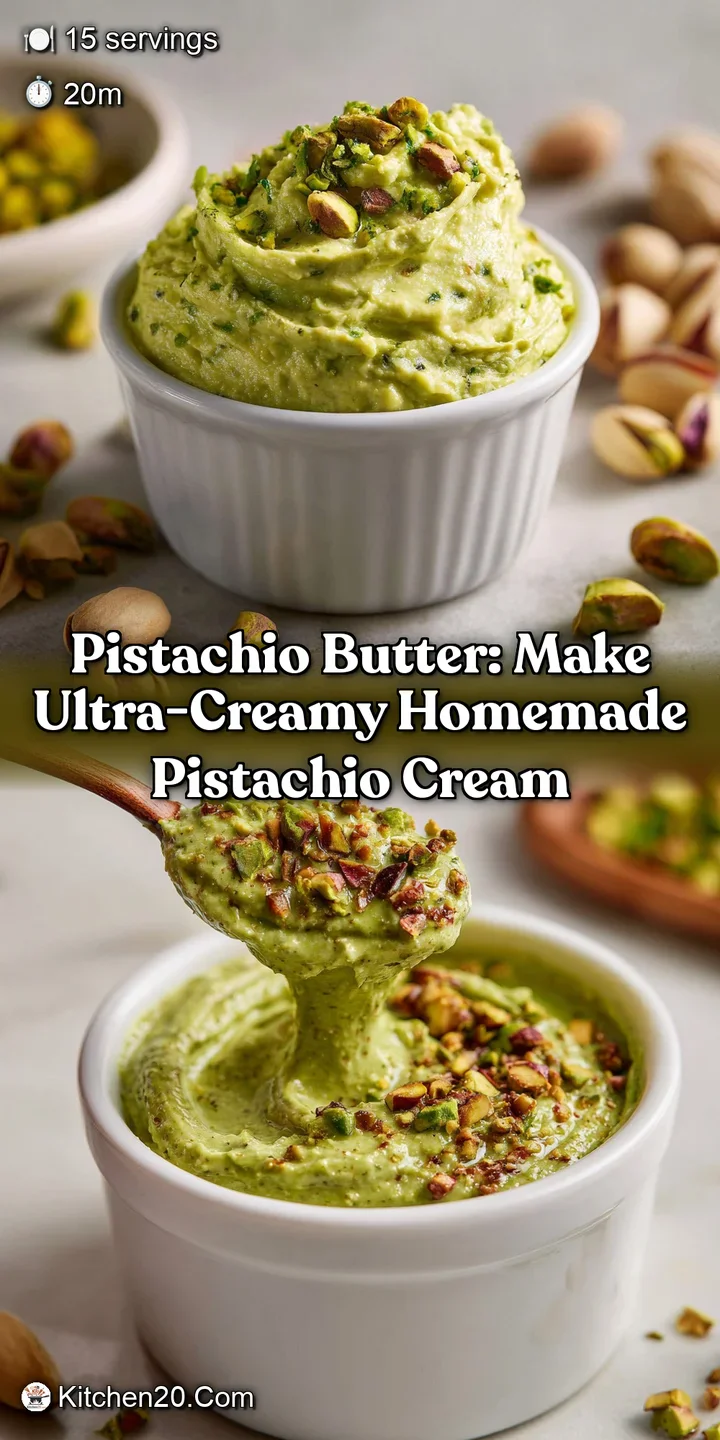 Pistachio Butter: Make Ultra-Creamy Homemade Pistachio Cream