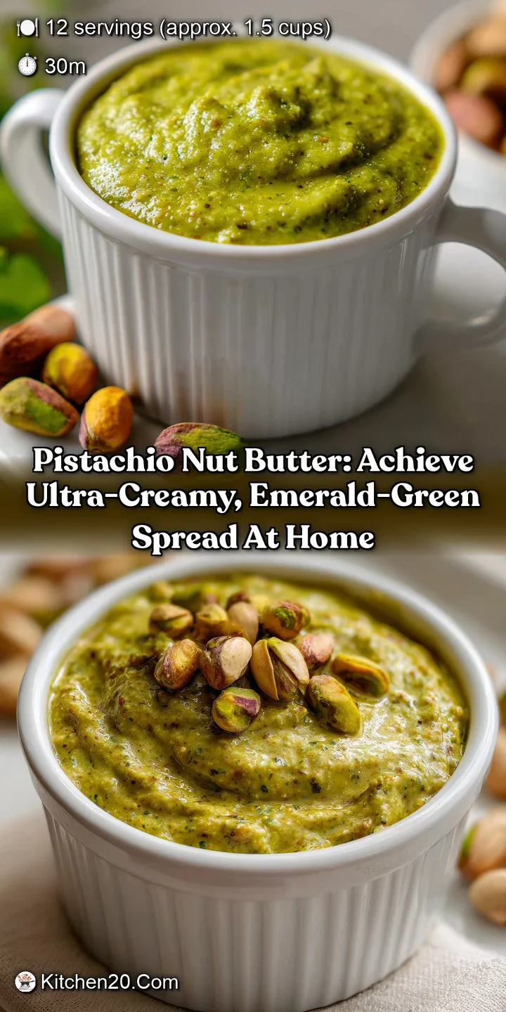 Pistachio Nut Butter: Achieve Ultra-Creamy Emerald-Green Spread At Home
