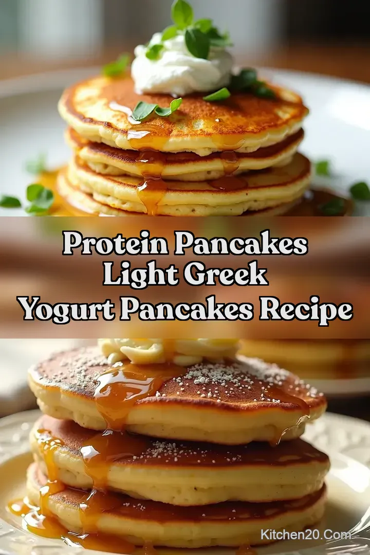 Protein Pancakes Light Greek Yogurt Pancakes Recipe